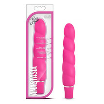 Blush Luxe Anastasia Silicone Slimline Vibrator Pink - £28.73 GBP