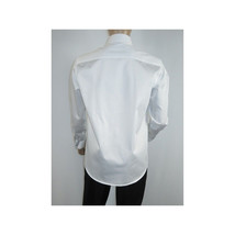 Mens CEREMONIA Shirt 100% Cotton Medusa Medallion Rhine Stones #STN 13 VRS white image 12