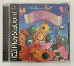 Miss Spider's Tea Party Playstation 1  PS1 Video Game David Kirk 2000 Complete - $9.89