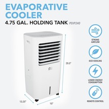 Perfect Aire PEVP240 Evaporative Cooler 250-sq ft Portable 240-CFM White - £121.86 GBP
