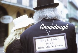 Orig Mardi Gras Dirty Old Man Woman New Orleans Street Scene Photo Slide 1973 - £14.91 GBP