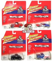 Johnny Lightning JL Collection Lot of 4 Die-Cast Cars Item# 405-04 Hot W... - £31.42 GBP