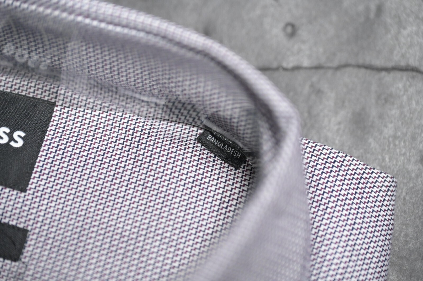 HUGO BOSS Hombre Joe Spread Fácil Hierro Reg Fit Algodón Elástico Camisa 41 16 Item image 3