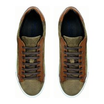 Giovacchini by Belvedere Sneakers Made In Italy Suede Rino Antique Cognac image 3