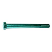 3/4&quot;-10 x 9&quot; Green Rinsed Zinc Grade 5 Hex Cap Screws (9 pcs.) - £39.65 GBP