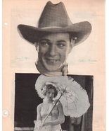 Gary Cooper Esther Ralston Clipping Magazine photo orig 1pg 8x10 M3753 - $4.89