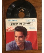 Elvis Presley 45 with Picture Sleeve Wild In The Country (B1) - $20.58 CAD