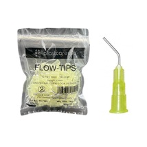 PlastCare USA Pre-Bent Needle Applicator Flow Tips Yellow 19ga 100/Pk PBN-YLW - £4.91 GBP