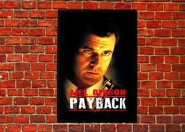 Payback 1999 Mel Gibson Action Movie Cover Poster - £2.34 GBP