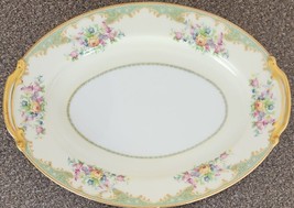 NORITAKE China ~ Serving Platter ~ 8.5 x 11.75 ~ GORDONA ~ Japan ~ Floral Design - £29.89 GBP