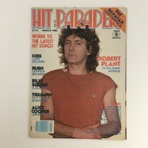 Hit Parader Magazine March 1983 Robert Plant &amp; Alice Cooper, No Label VG - £30.33 GBP