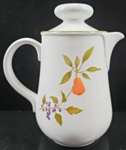 Noritake Berries &#39;n Such Coffee Pot Lid Set Vintage Progession Fruit Ret... - $78.87