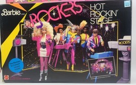 VTG 1985 Barbie and the Rockers Hot Rockin&#39; Stage Playset Mattel # 1144 Complete - £85.93 GBP