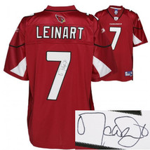 Matt Leinart signed Arizona Cardinals Reebok EQT Twill Red Jersey #7- Leinart Ho - £62.89 GBP