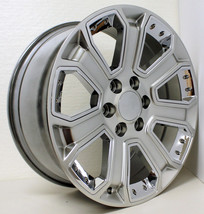 Chevy 20&quot; Hyper Silver with Chrome Wheels fits 2000-18 Silverado Tahoe S... - £935.27 GBP