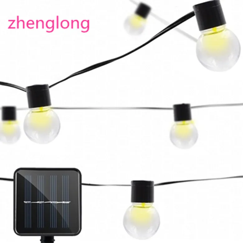 20 Led Globe Ball Solar LED String Light G20 Globe Bulbs Fairy String Ch... - £164.44 GBP