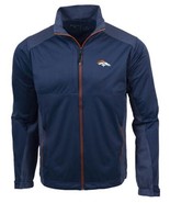 Antigua Revolve NFL Denver Broncos Navy Blue Full Zip Jacket Adult S NWT - £22.45 GBP