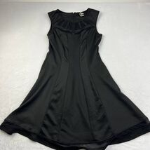 Wrapper Dress Women Extra Large Black Plain A-Line Sleeveless XL - €15,40 EUR
