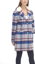 Levi&#39;s Women&#39;s Wool Blend Sherpa Collar Top Coat Medium - £67.36 GBP
