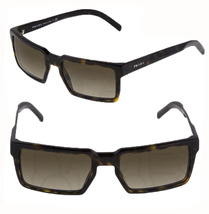Prada 03S Technique Square Brown Tortoise Gradient Sunglasses Unisex PR03SS - £210.26 GBP
