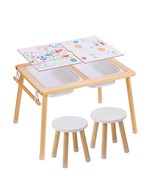 VEVOR Sensory Table and Chairs Set, Toddlers Activity Table with 2 Stool... - $2,425.50 MXN