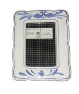 Cobalt Blue and White Ceramic Picture Frame Birds Flowers Ikea - £31.93 GBP