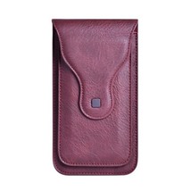 Vintage Leather Waist Bag Phone Pouch Belt Hip Belt Loop Holster Wallet Carry Ca - £57.96 GBP