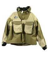 Fishing Wading Jacket-XXL-Waterproof-Fish Age-4 layer fabric-6 pockets-hood - $200.00