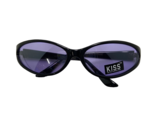 Kiss Womens Black Plastic Cat Eye Hand Polished Frames with Purple Lens  - $10.58