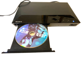 Sony Model BDP-S1100 Blu-Ray Disc DVD Streaming player &amp; HDMI CABLE NO R... - £16.07 GBP