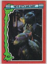 N) 1991 Topps - Teenage Mutant Ninja Turtles 2 - Movie Trading Card - #43 - £1.55 GBP