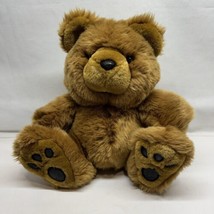 Chosun International 11&quot; Seated Brown Teddy Bear Big Feet Vintage Plush  - $12.82