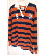 American Eagle 2XL Pullover Longsleeve #6 Vintage Rugby Logo Jersey Very... - $10.00