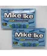 Mike and Ike Sour Blue Raspberry Chewy Candy 4.25 OZ Box X 2 - $24.35 CAD