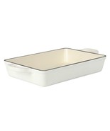 Crock-Pot Artisan 13 Inch Enameled Cast Iron Lasanga Pan in Linen - $1,336.66 MXN
