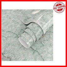 Transform Your Space with Self-Adhesive Jade Marble Wallpaper - 35&quot; x 19... - $1,413.19 MXN