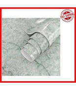 Transform Your Space with Self-Adhesive Jade Marble Wallpaper - 35&quot; x 19... - $1,413.19 MXN