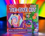 Tie Dye Kit 6 Colors DIY Fabric Dye Set for Kids Rainbow 6 Bottles of Dye - £10.48 GBP