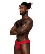 MALE POWER SASSY LACE JOCK STRAP RED SIZE L/XL 36-42&quot; - $29.27 CAD