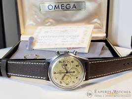 Authenticity Guarantee 
1950 Vintage Omega Turler Chronograph Cal 321 Ref 174... - £6,206.49 GBP
