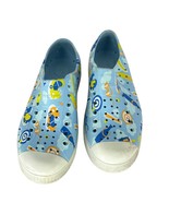 Native Kids Jefferson Slip-On Shoes Blue Orange Print Size 13 - €12,40 EUR
