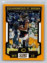 Equanimeous St. Brown #105 2023 Score Chicago Bears Gold - £1.55 GBP