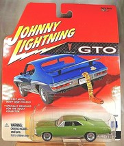 2001 Johnny Lightning Pontiac GTO 1971 Pontiac GTO HARDTOP Green w/Chrome Wheels - £11.36 GBP
