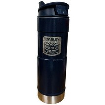 Stanley Classic 16 oz One Hand Vacuum Tumbler Mug Hammertone Blue Push B... - $74.94