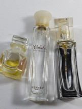 lot of 3 perfume oil cologne bottles Elizabeth Arden Hermes Galeche English Rose - $16.83