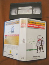 Film vhs videocassetta Federico Fellini Racconta Vincenzo Mollica 1995 v... - £10.20 GBP
