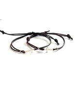 Adjustable cross bracelet Cross bracelet for men women and kids Leather ... - $19.99