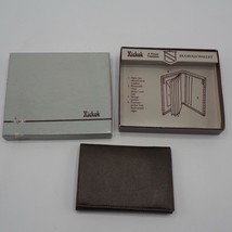 Vintage Brown Bi Fold Fremont Leather Wallet by Hickok NOS - £22.57 GBP