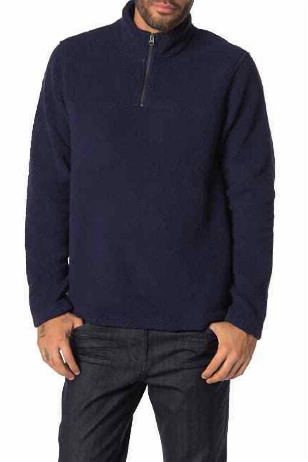 Wallin &amp; Bros teddy faux shearling quarter zip sweater size XL - $47.52