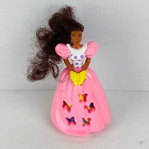 Barbie 1994 Mattel Pink African American Small Plastic Doll Twists - £6.55 GBP